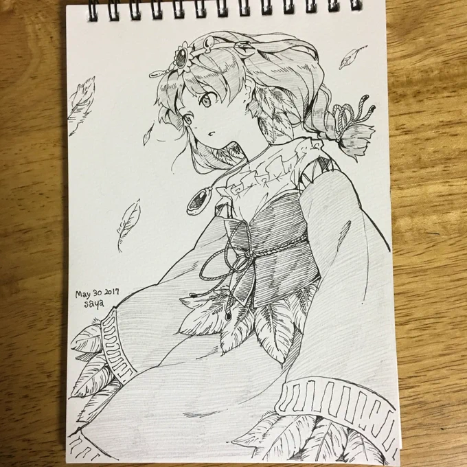 ヒツジウムの高野先生(@takano48)とこの子をこっそり描いてもいい流れとお見受けしたのだ 
