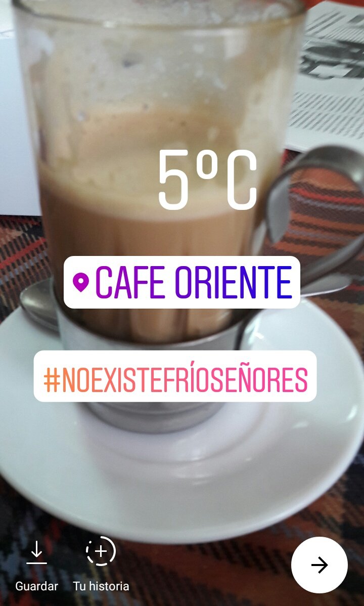 Daissymondelod's tweet photo. #CafeOriente frio No existe hay algunos todo el año se quejan de frio !! https://t.co/d5cIbPhhmk