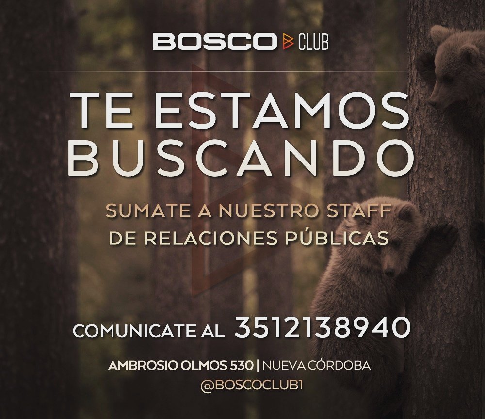 Buscamos rrpp para boliche... 

Sumate a nuestro staff, muy buena onda y con ganas de divertirnos.

<a href="/KarlVillano/">🎩 Memes adultos 🎩</a> @NocheChateau <a href="/ListasCba/">ListasCba</a>