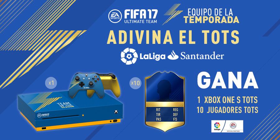 easportsfces's tweet photo. Adivina cual será el #TOTS ⚡️ de @LaLiga y consigue una XBOX ONE S y 10 jugadores TOTS ¡Participa! 👉 https://t.co/6wnJMXh1RH https://t.co/fL9FqElu1y