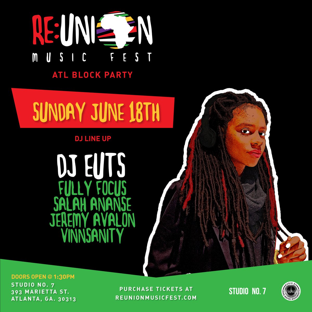 REUnionMFest's tweet photo. Performing Live  • @TriaTria   #RMFBlockParty 6/18 • @S7ATL  • Tix: https://t.co/vOnD9OugnZ #MoreThanMusic #AfricanDiaspora https://t.co/MwABnjuoe7