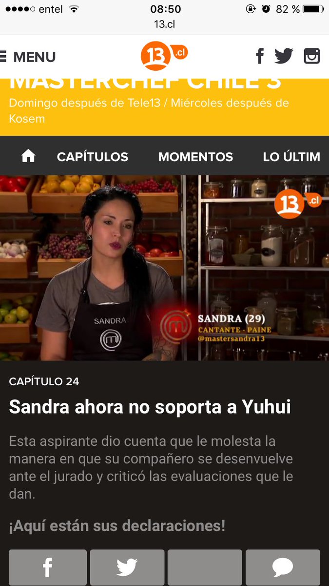 iamcamipaz's tweet photo. Aquí la descripción gráfica de ENVIDIA y de mala clase cuando a alguien le va mejor que tú 😂😂😂😂 @MasterChefChile #YannEnMasterChef https://t.co/Uc6QGe8PUX