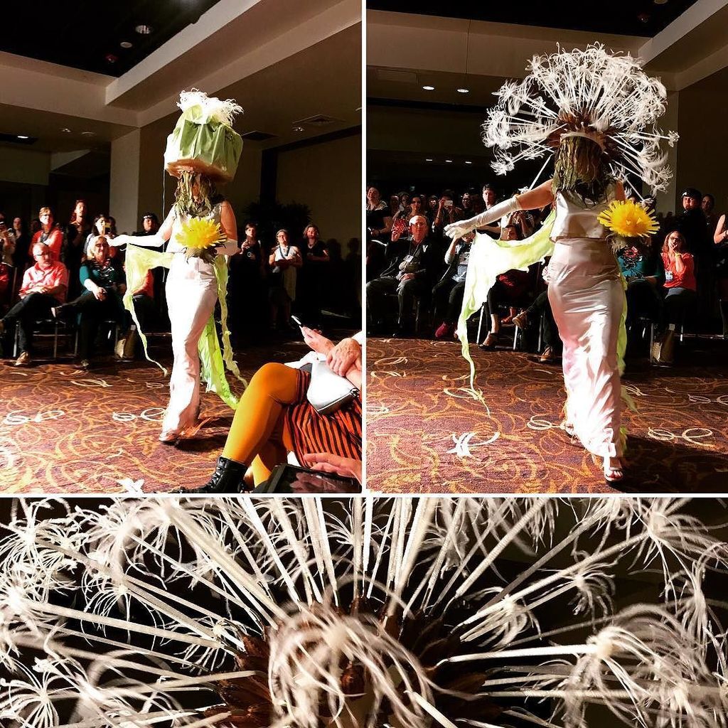 BethMillner's tweet photo. Really enjoyed #exhibitioninmotion #snag2017 #snag2017 #snagmember #snagnola2017 #fashionshow #runway #dandelion #… https://t.co/IO4LuQ1qGo https://t.co/dMiKXTp9g6