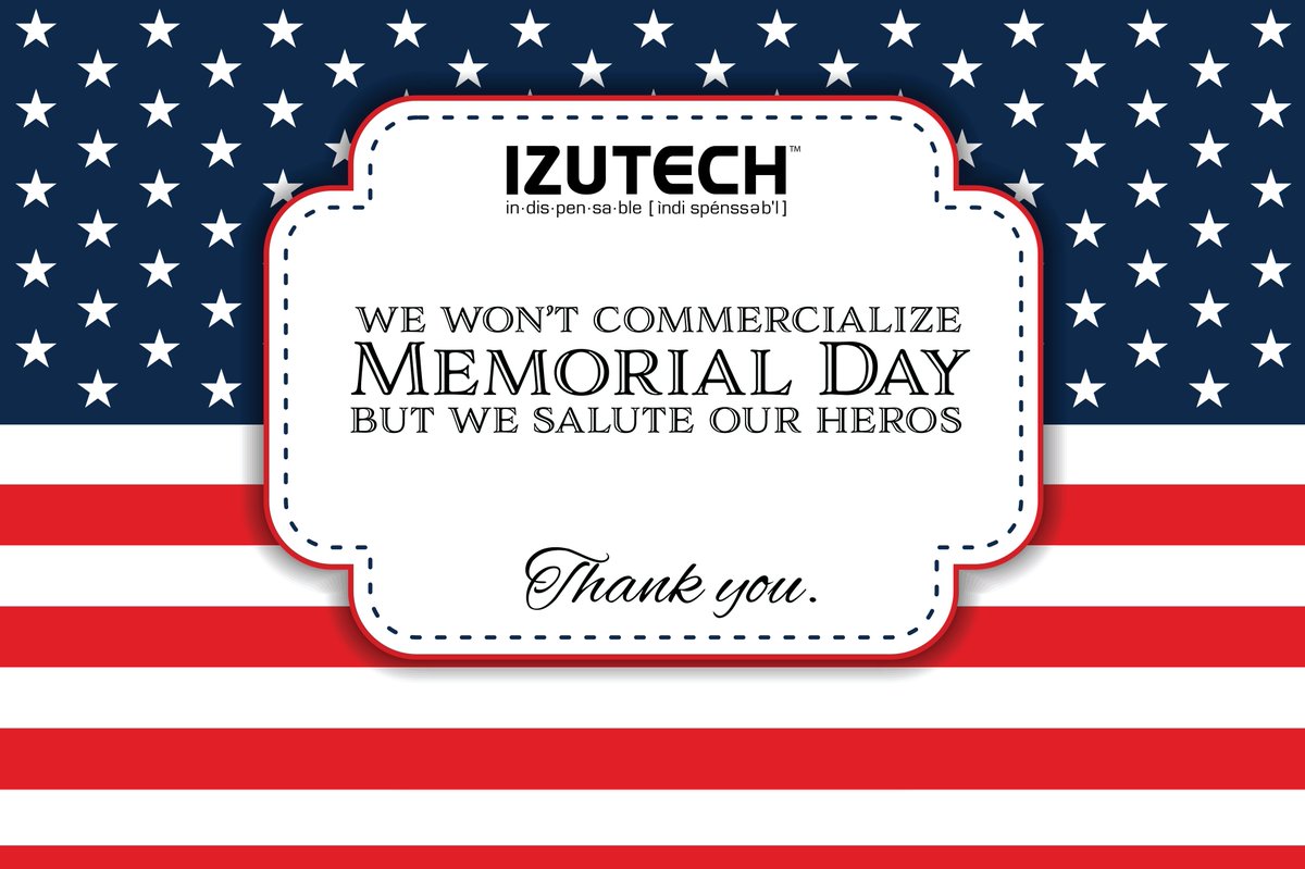 IZUTECHPRO's tweet photo. #Memorialday isn't for commercializing. https://t.co/Uokq9WDFZa