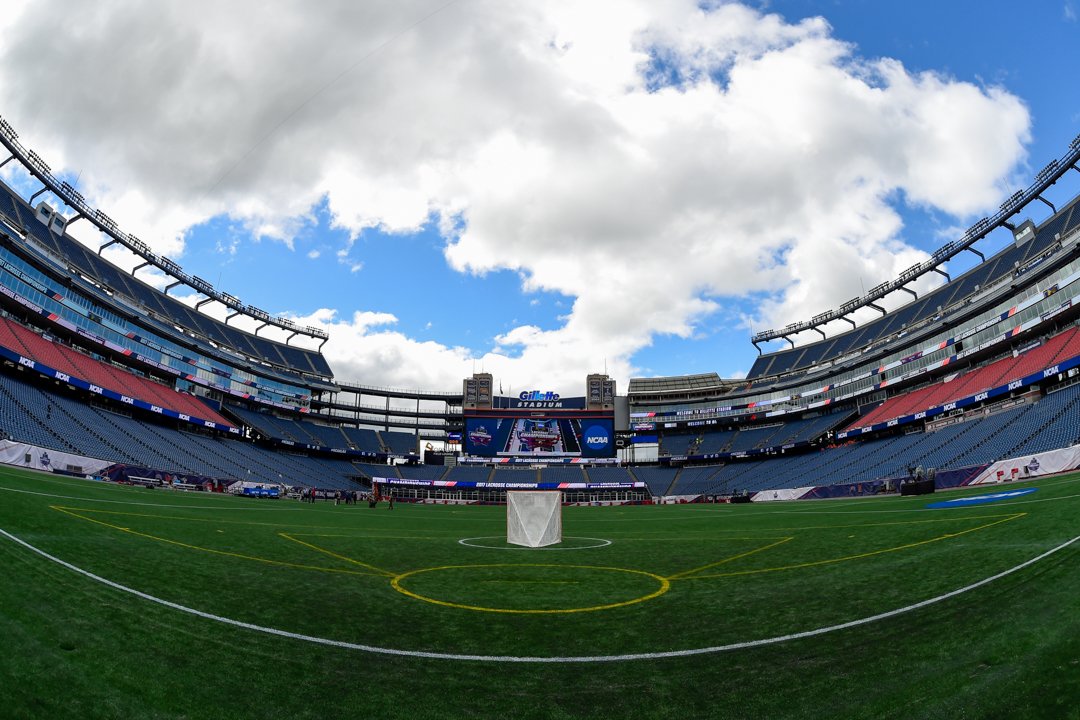 Attendance for the @NCAA_Lax final today: 28,971. It's the most in a men's final since 2012, also at <a href="/GilletteStadium/">Gillette Stadium</a>.