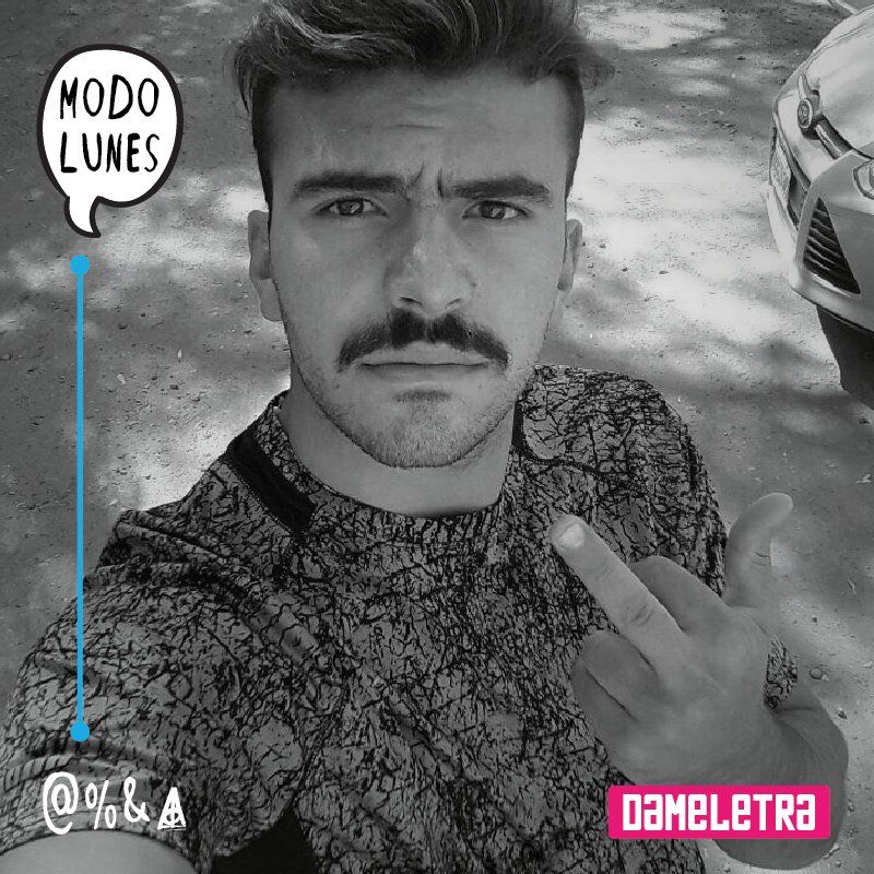 Dame_Letra's tweet photo. ¡Arrancamos a full este #ModoLunes con Nacho Donadio !✊ https://t.co/aDZoELrMY8