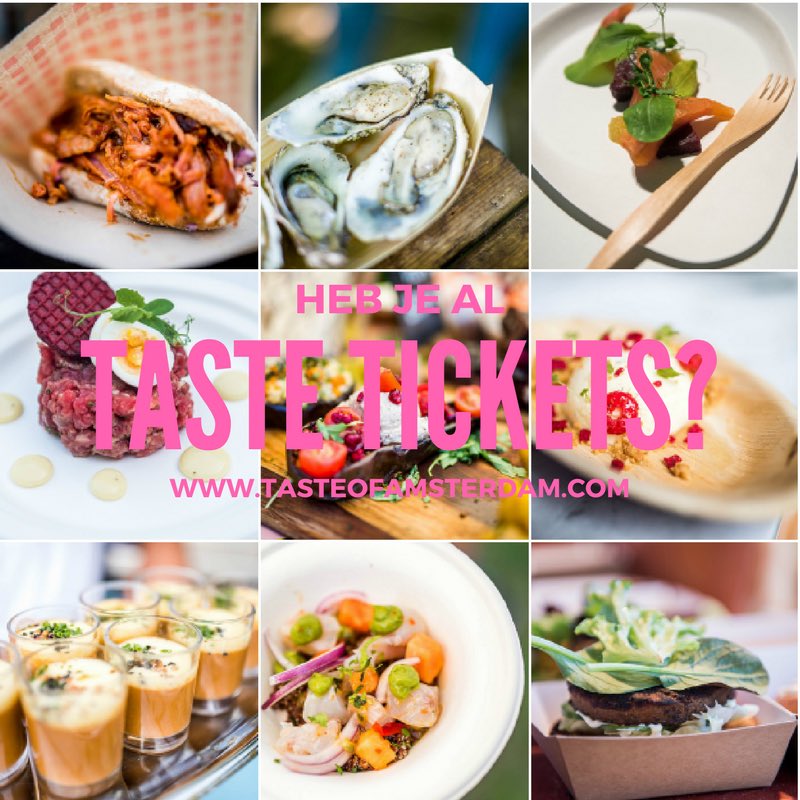 Maar liefst meer dan 60(!!) signature dishes op Taste van 24 verschillende restaurants! #restaurantfestival #tasteofamsterdam #amstelpark
