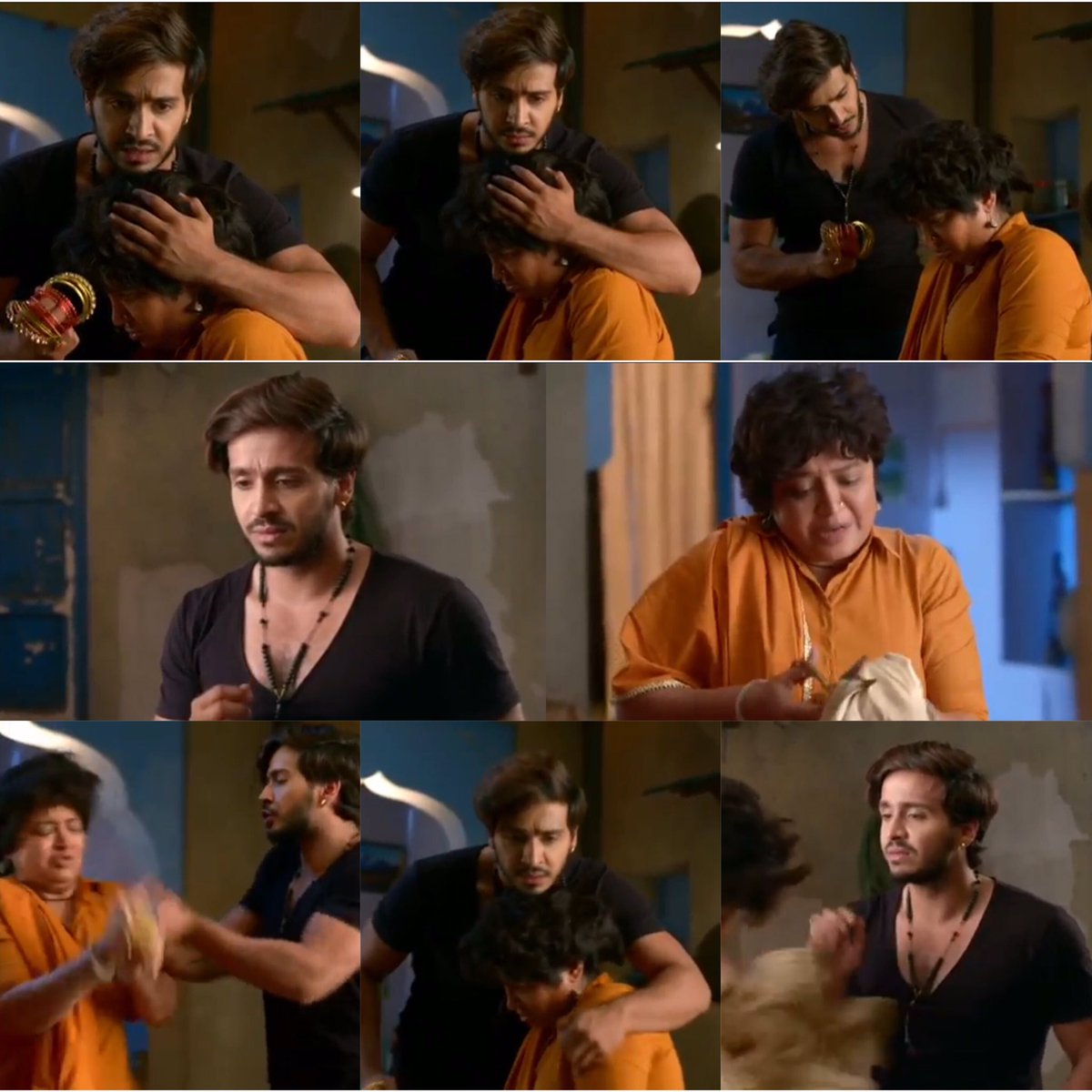 GhulaamFanClub's tweet photo. #Rangeela -Amma ❤️❤️❤️ His helpless eyes 😭😭😭😭 @8paramsingh u nailed it 👏👏 #ghulaam https://t.co/3lhrcq7iKa