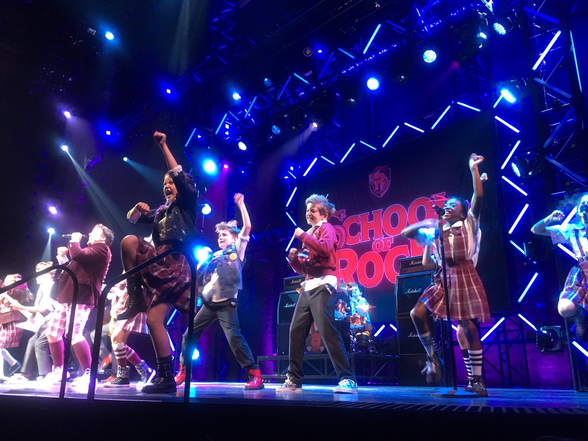 CharlotteQueenC's tweet photo. @SchoolOfRockUK best seats to have so lucky to have got the lottery https://t.co/MmDzn5nSHa