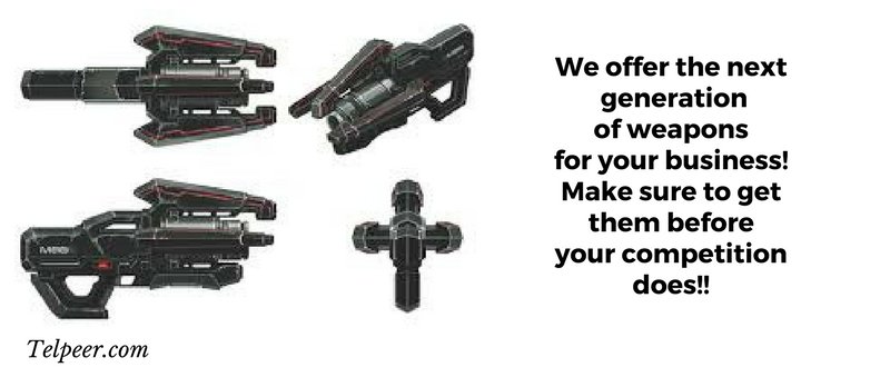 TelpeerNetworks's tweet image. We offer the #nextgeneration of weapons for your #business! Make sure to get them before your #competition does!!