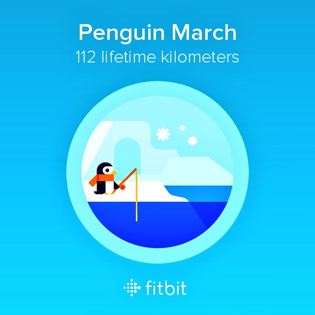 rajatkumar1502's tweet photo. 112 km √ @fitbit 
#fitbitbadge #fitbitin #instafit #penguinemarch #mondaymotivation https://t.co/vhuXPuqsX7