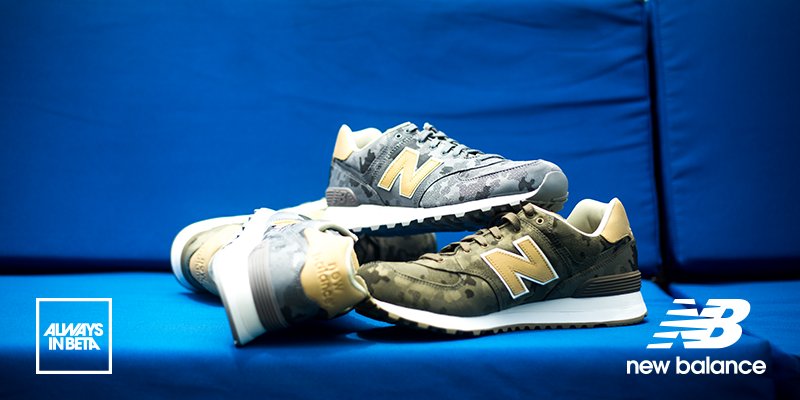 NewBalancePTY's tweet photo. Pueden ser parte de tu estilo. La 574 camuflaje ¡Están listas pa’ todo! Disponibles en nuestras #NBStores https://t.co/lcSCD24ijl