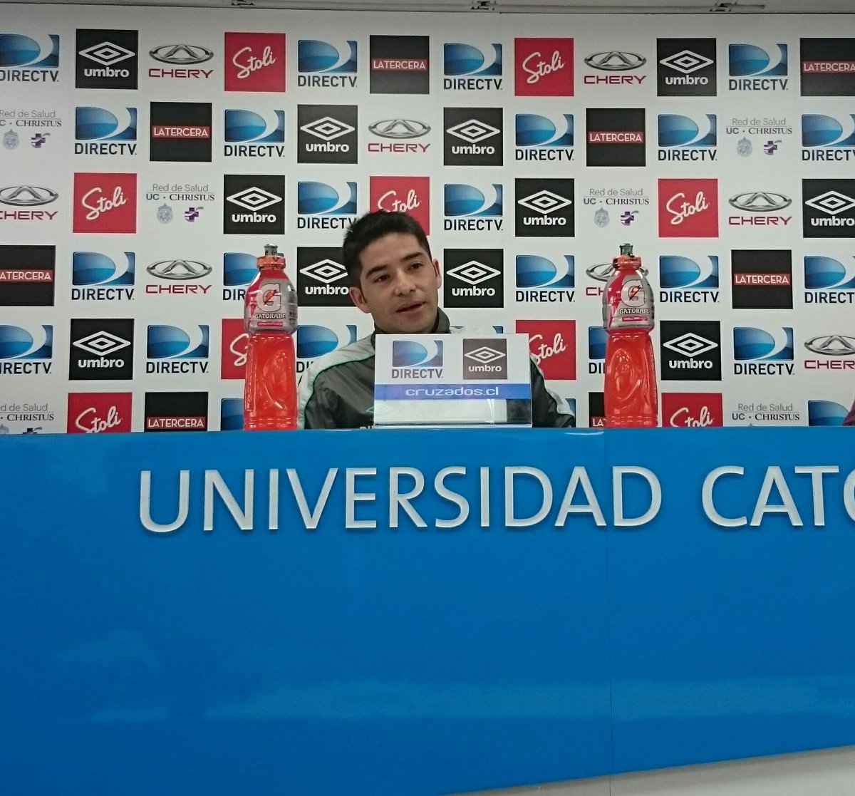 Cruzados's tweet photo. 🗣 "Jugué como un hincha. Católica es mi vida", @Cris4Alvarez. https://t.co/PuD0NYLVqw