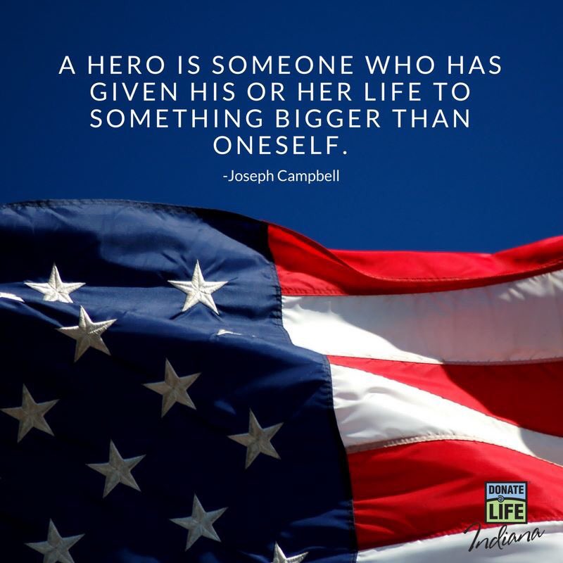 INDonorNetwork's tweet photo. Today we remember and give thanks to all the fallen heroes. #MemorialDay https://t.co/FFuF4IMhPC