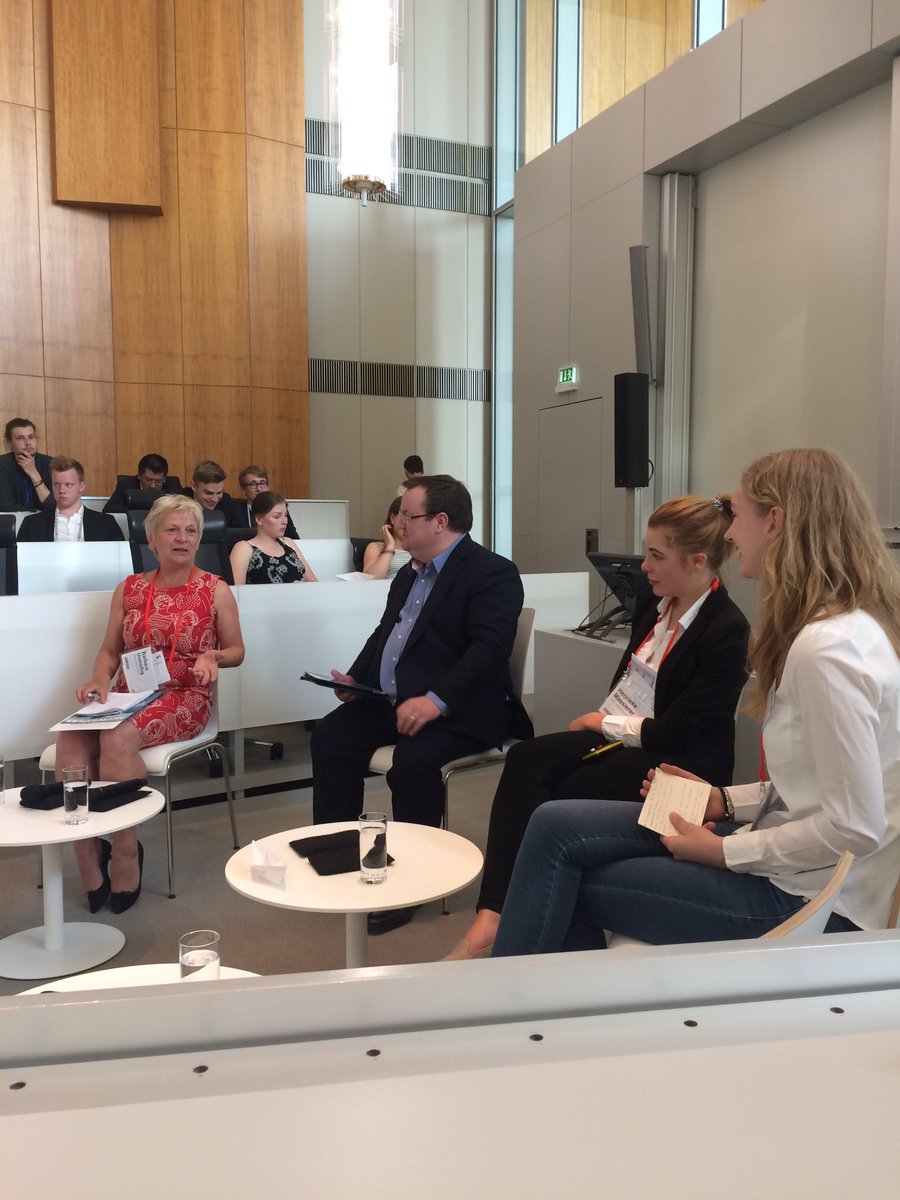 YESforOceans's tweet photo. 'It's innovative and creative. And it's realistic' - Barbara Unmüßig is with our team, discussing the #eFISHient system 🌊 #t20germany https://t.co/lWLtM6raZ9