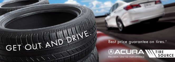 If you find a lower advertised price within 30 days of purchasing select tire brands your participating #Acura dealer will match it!