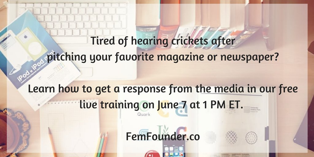 KristinMarquet's tweet photo. Ready to start a #PR campaign? Learn how to maximize your chances of coverage in our free #publicity training. https://t.co/qkjdKg8jOT https://t.co/boeeiD2Cu9