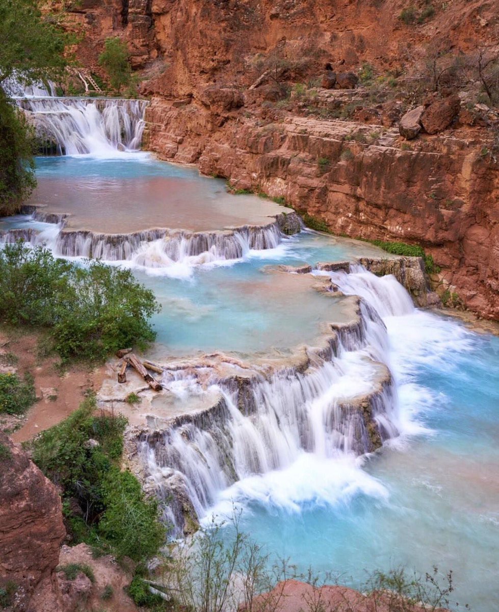 EarthPix's tweet photo. Beaver Falls Supai Arizona by @king_roberto https://t.co/7RqGpBS79V