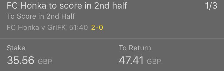 gladiator_tips's tweet image. 🌟🌟CHALLENGE BET 3🌟🌟

Finland Division 1