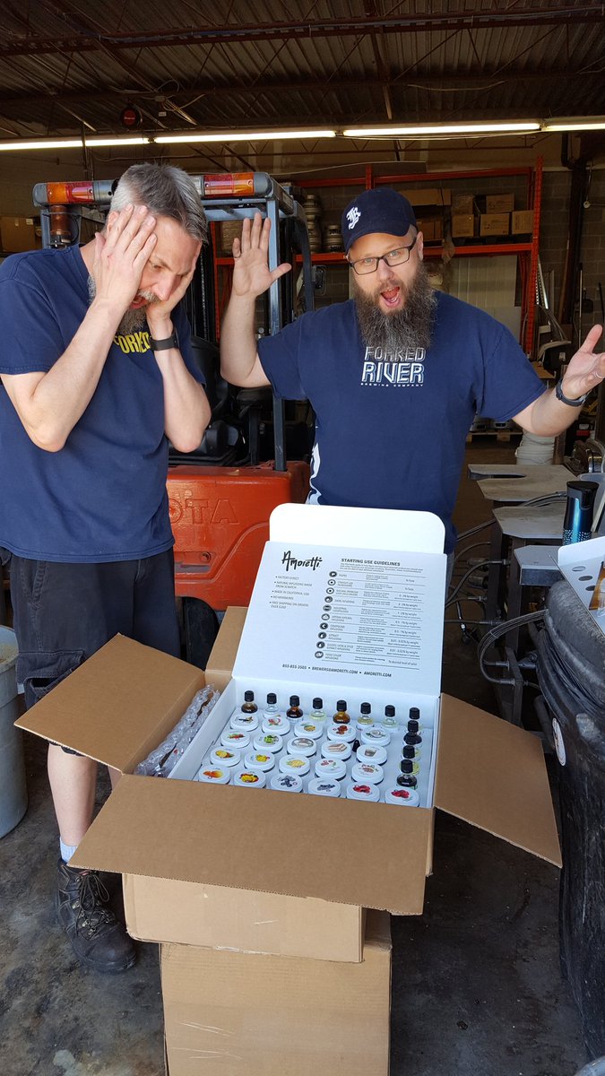 forkedriverbrew's tweet photo. We met @AmorettiFoods this past weekend at #CBAC2017 & got a lovely care package today! #amazingcustomerservice #somanyflavours #allthebeers https://t.co/eWEWmEuJtq