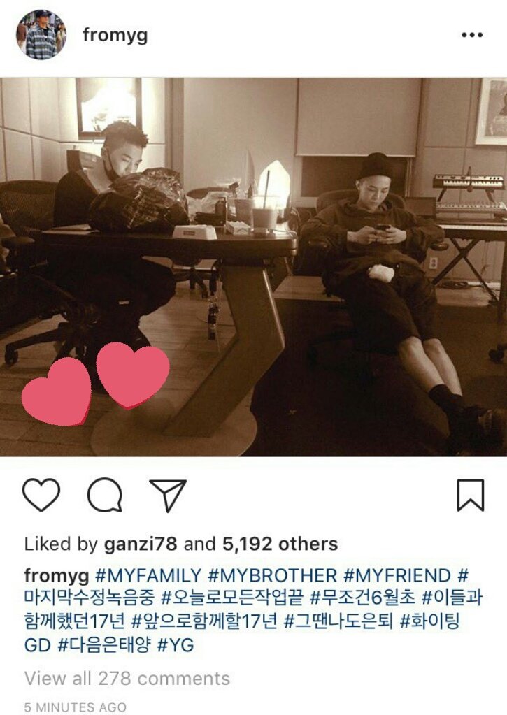 flowersroad___'s tweet photo. GDYB time !

According to GD's comeback in June followed by YB's comeback 👌 

#BIGBANG #GDRAGONG #TAEYANG #GDYB https://t.co/ixupZqMg6S