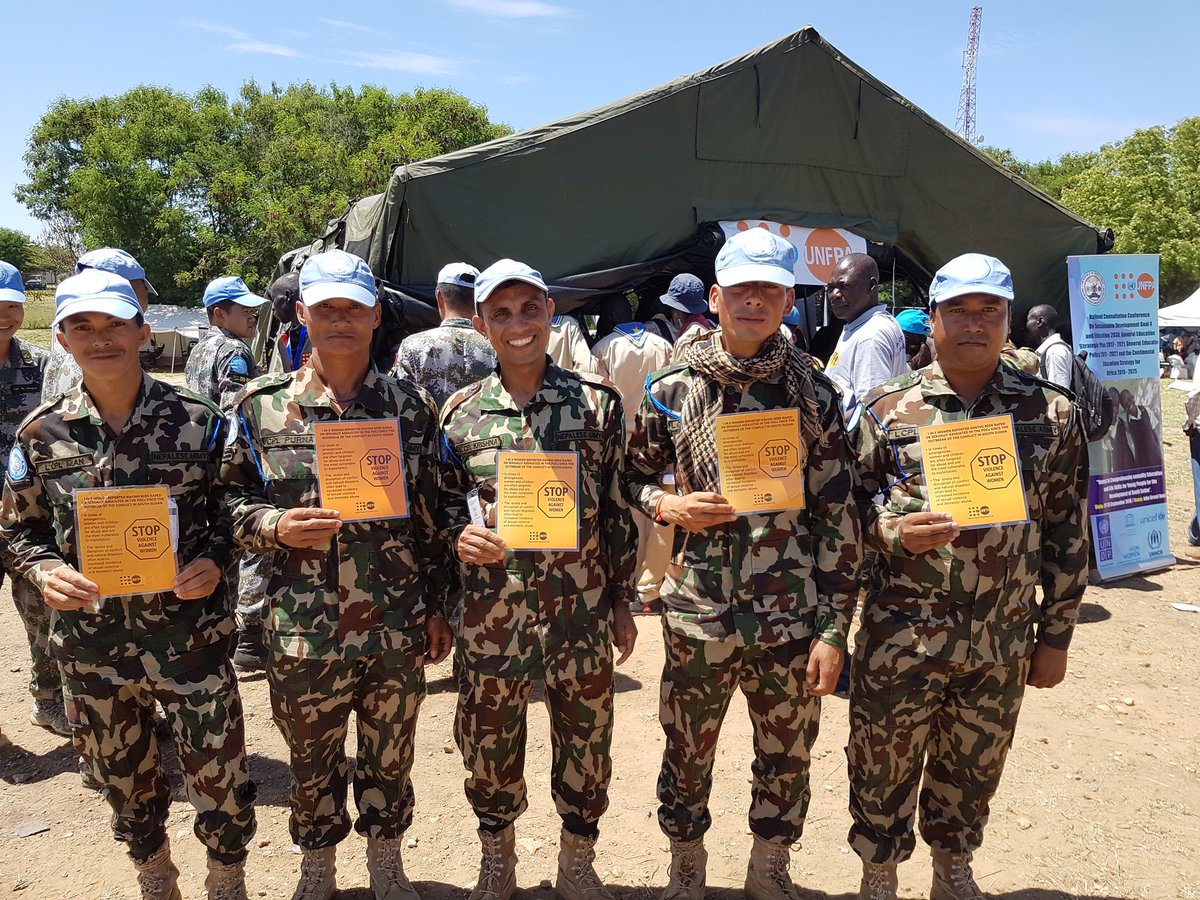 UNFPA (@unfpa) on Twitter photo #PKDay: Happy <a href="/UN/">United Nations</a> Peacekeepers Day! RT if you support these #peacekeepers calling for an end to violence against women and girls. #HeForShe #PKDay: Happy <a href="/UN/">United Nations</a> Peacekeepers Day! RT if you support these #peacekeepers calling for an end to violence against women and girls. #HeForShe