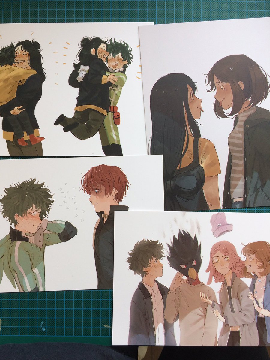 bnha designs + more are now available in my shop!! I'll be closing on Thursday so please consider checkin it out ☀️ https://t.co/xk7mWEteww 