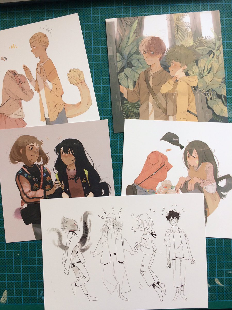 bnha designs + more are now available in my shop!! I'll be closing on Thursday so please consider checkin it out ☀️ https://t.co/xk7mWEteww 