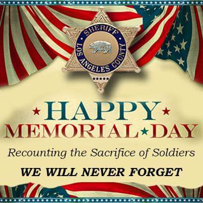 LASDBrink's tweet image. Thank you for your sacrifice. 
#NeverForget 
#MemorialDay