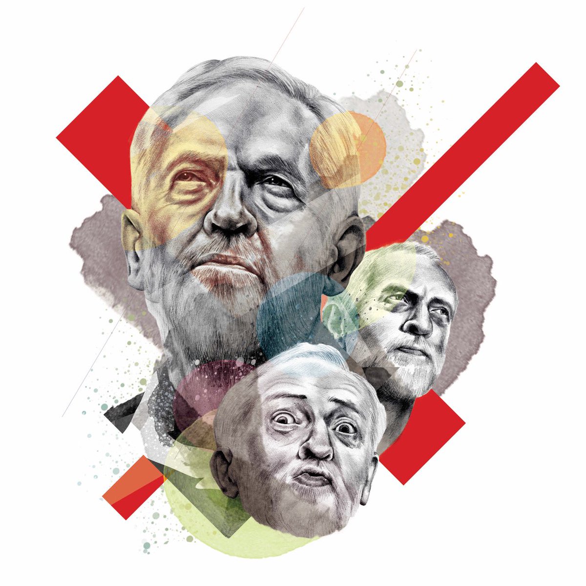 paulryding's tweet photo. Jeremy Corbyn #politics #jeremycorbyn #illustration #portraits https://t.co/jIW4D4TPLF