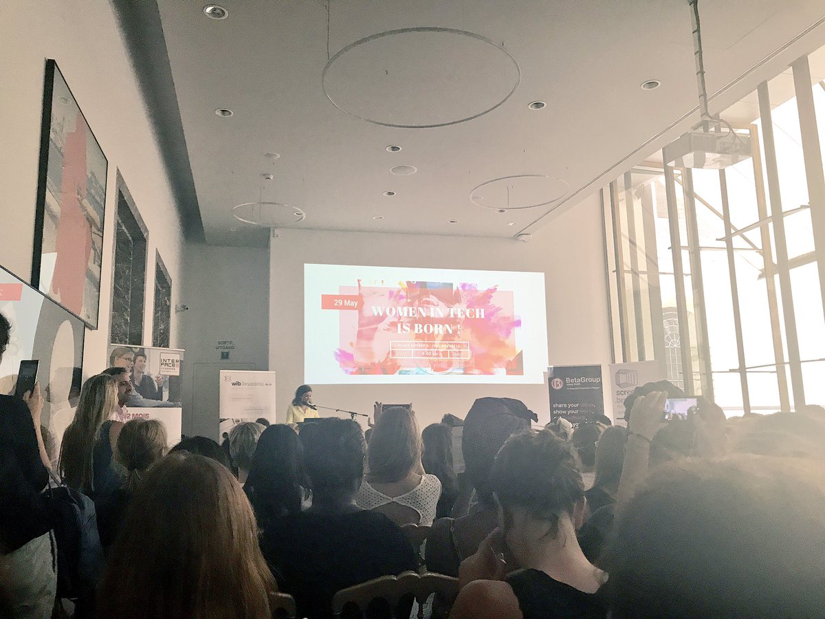 jennbxl's tweet photo. Lancement de #womenintech #witbrussels #mesure13 #plannexttech @WIB_brussels @BetaGroup @creatis_bxl #Empowerment https://t.co/XWSyrCAj3E