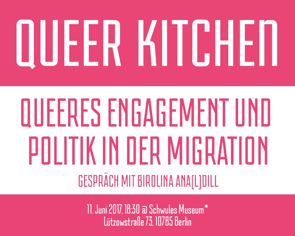 GayMuseum's tweet photo. Zur nächsten #QueerKitchen sprechen wir mit Birolina Ana(l)Dill über migrantisches Engagement im HIV/AIDS-Bereich & Cabaret Sultana! https://t.co/Pte3nI6QL8
