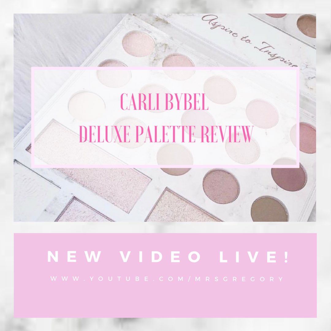 Itsemilyyyyy__'s tweet photo. Check out my new video testing out the deluxe palette from @carlibybel !! 🙌🏻 @pranavabeauty https://t.co/3pZ9m6pjLV