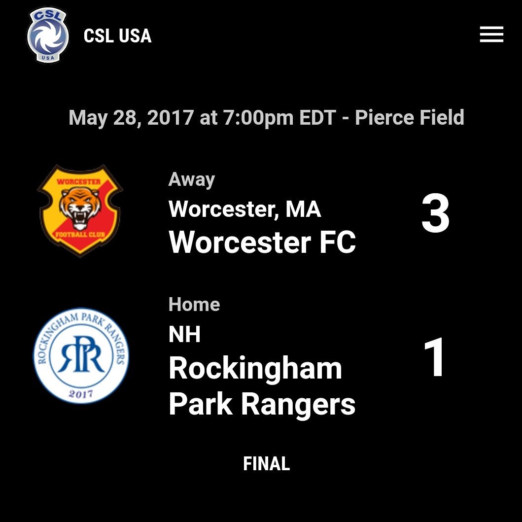 WorcesterFC's tweet photo. Big 3 points for us! Special thanks to those who made the trip to Tyngsboro to support us! https://t.co/TqZx4hOEKd