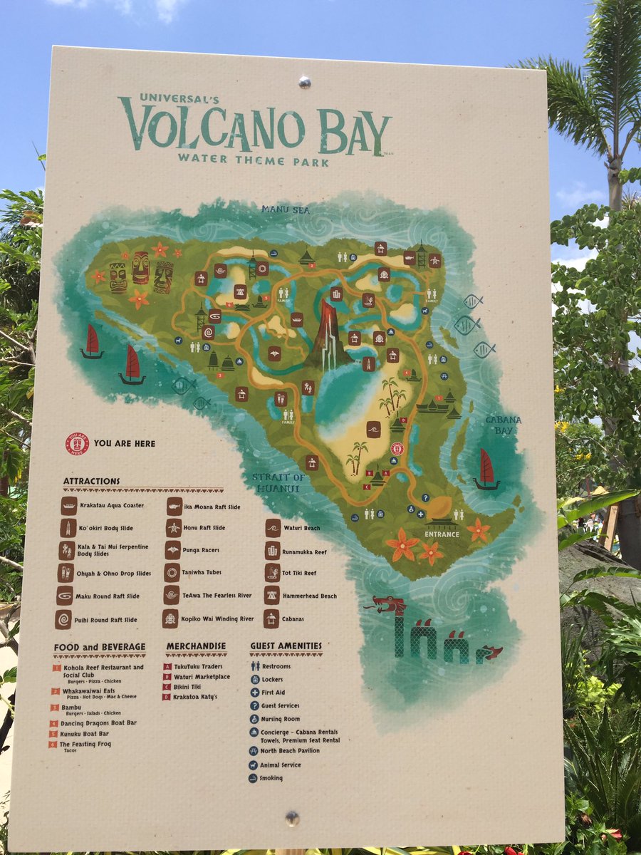 Volcano Bay Seating Chart