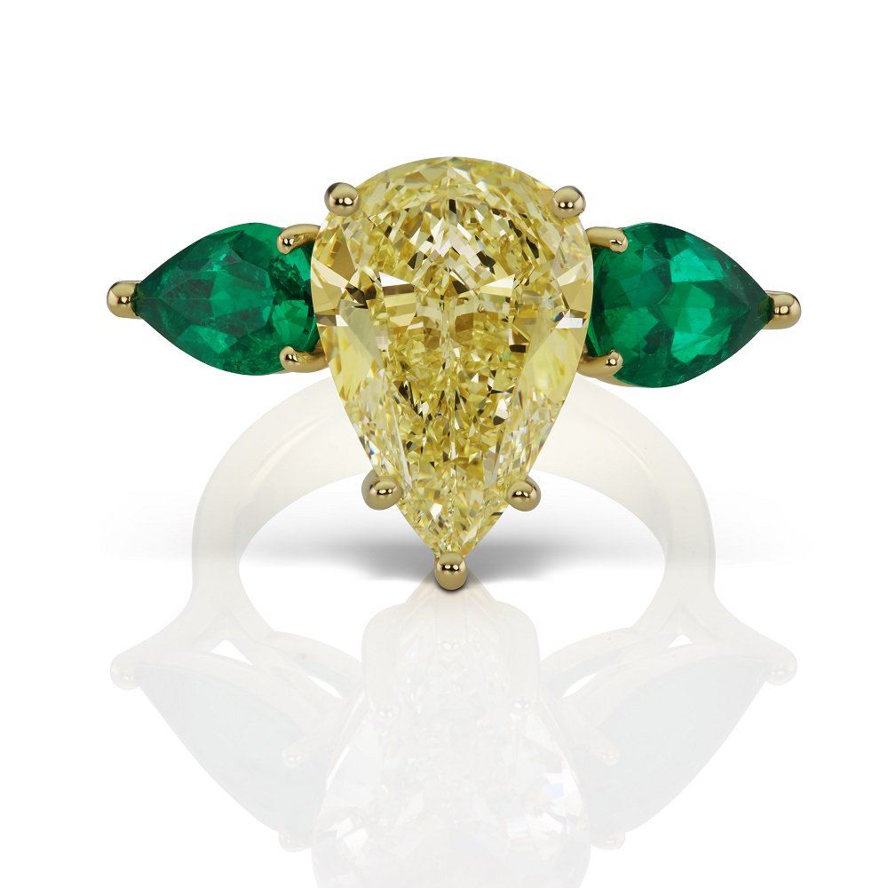 ScarselliNY's tweet photo. Need engagement ring inspo? Just look around at the beautiful colors in nature around you! #emeralds #yellowdiamonds #amazoniacollection https://t.co/os8S2J36fe