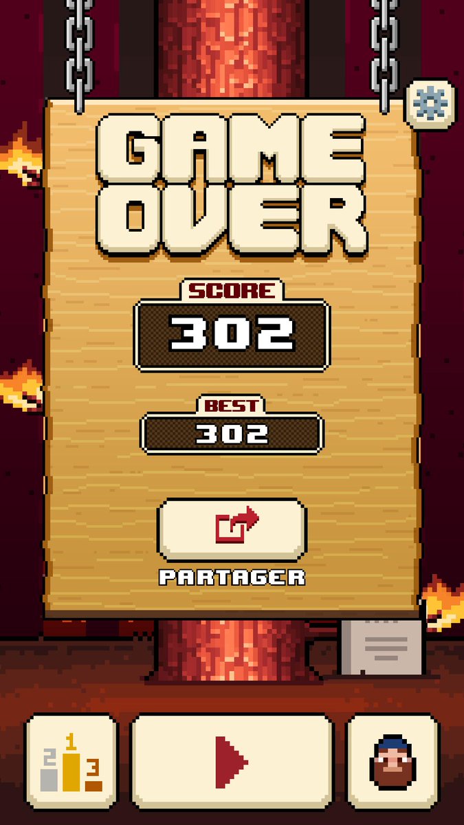 TMTTimothy's tweet photo. Scored 302 in Timberman! You'll never beat me! #timbeeer -> https://t.co/pd6tbtLovP https://t.co/pDan3pXudP