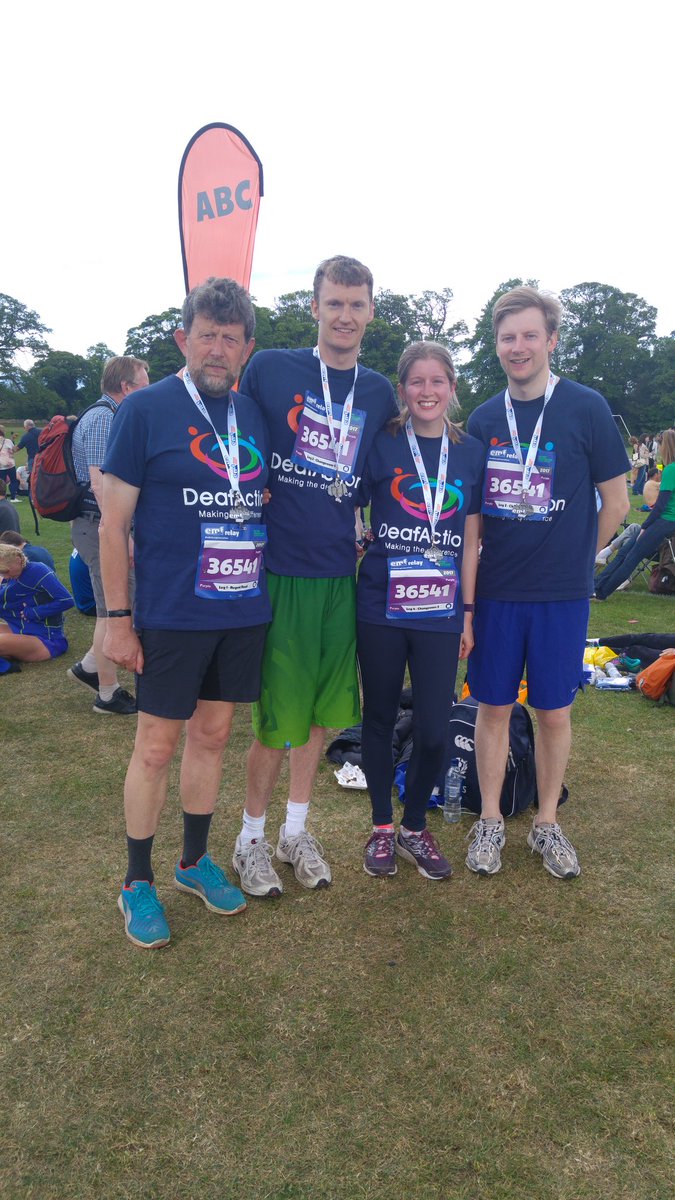 Lynz_M_Anderson's tweet photo. So much love for #Edinburgh yesterday - amazing support, so many people out offering cheers and sweets #EdinburghMarathon #familyrelay https://t.co/xfiWta7lFN