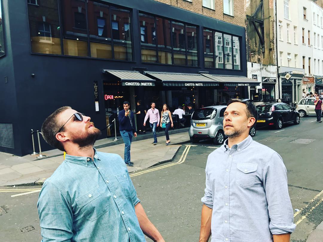 Stephen Amell : Wishing you a Happy Birthday to your best friend Drew. 