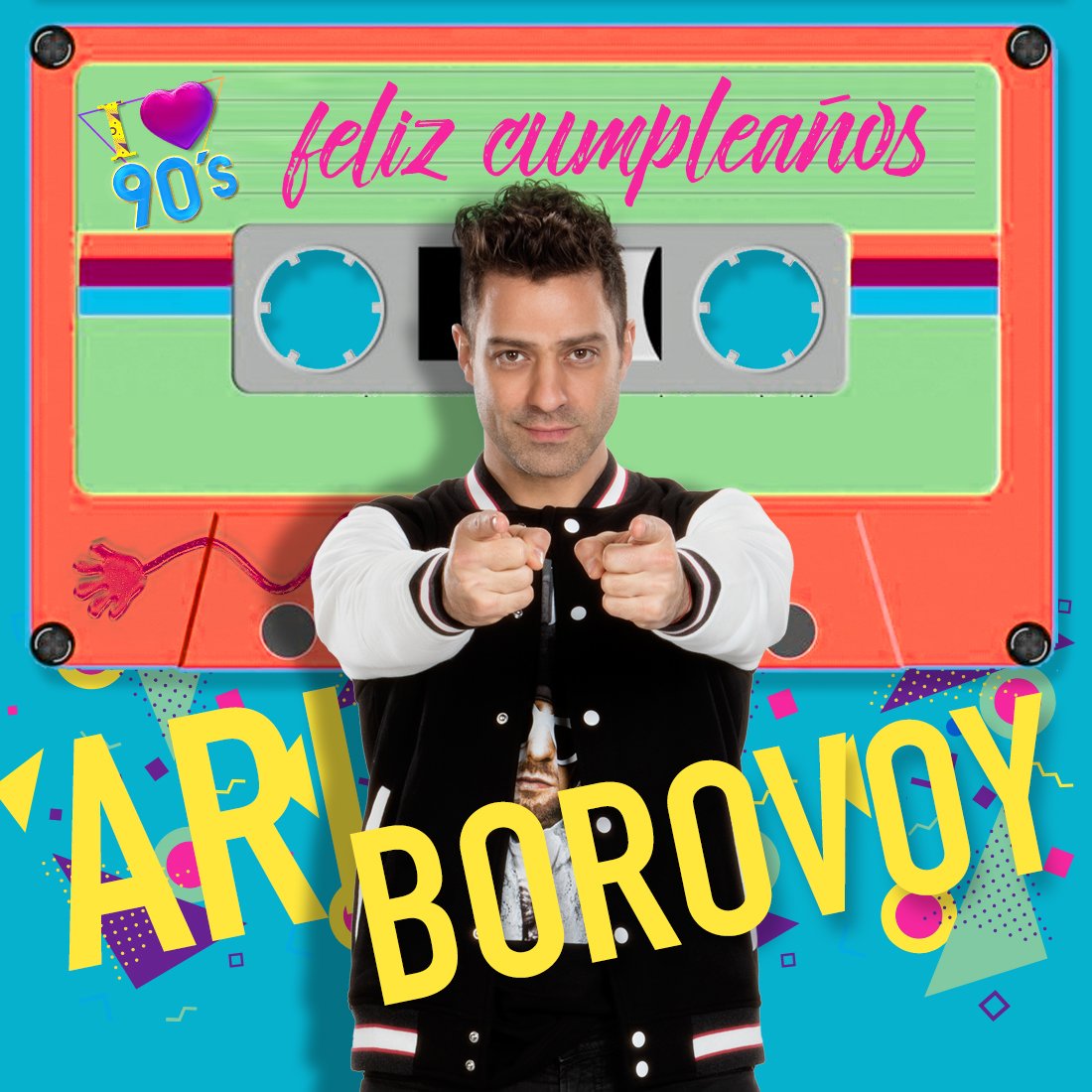 90sPopTour's tweet photo. #Noventeros ¿Ya felicitaron a nuestro querido @ARIBOROVOY?🎈🎉 #FelizCumpleAriBorovoy https://t.co/tpuFKOzvtp