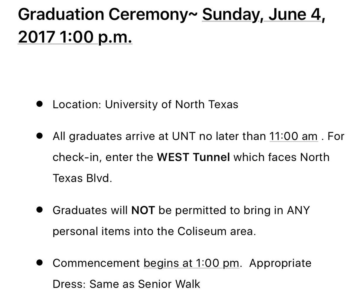2017exec's tweet photo. GRADUATION INFO! 👩‍🎓👨‍🎓 https://t.co/oyKLUw1qcJ
