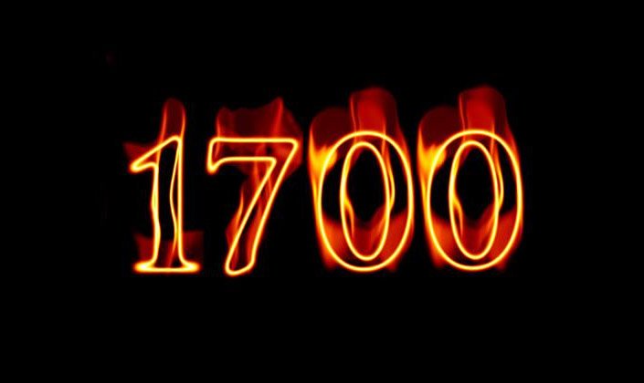 Число 1700. Нас 1700. Сумму восьмеричных чисел 17+1700+170000+17000000+1700000000. 170000 участников. 1700 картинка.