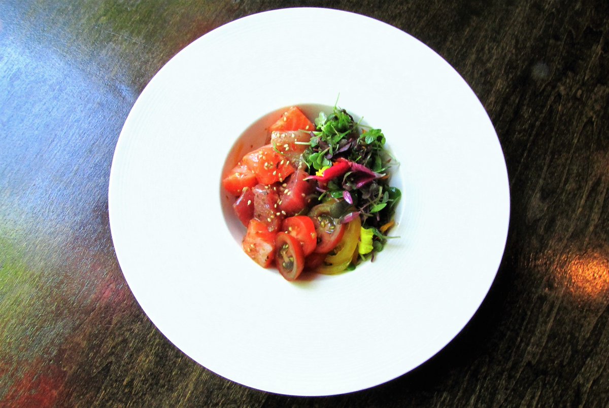 Happy Memorial Day! We are open regular hours. Perhaps you'd like to try our new sashimi salad?