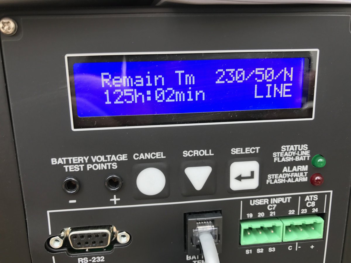 Ons #glasvezel #netwerk kan wel even zonder netspanning:) #Zwolle #Marslanden #zakelijk #uptime  Voor nog meer info: bluefiber.nl/blog