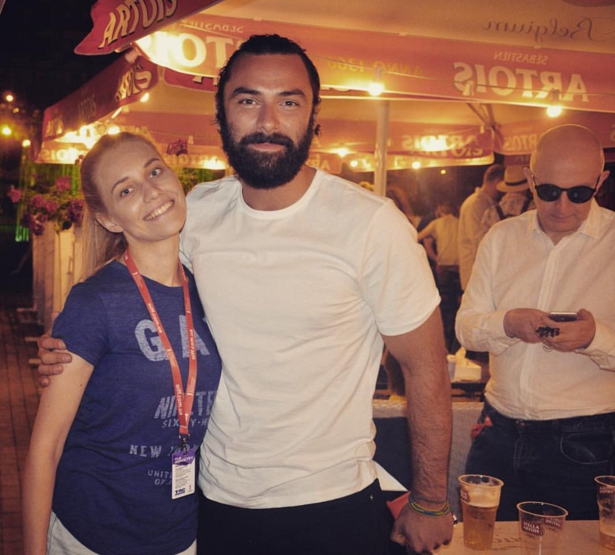 Janesim13's tweet photo. New/old pic of #AidanTurner from Odessa #oiff2016
Photo: lenabelinska /IG https://t.co/rgY0SrXmX4