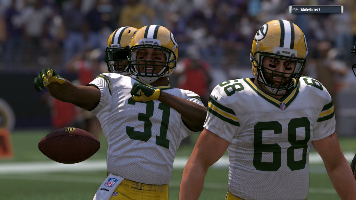 MEE_Packers's tweet photo. Adrian Anderson ran for 4 TD in the season finale victory against the Baltimore Ravens. Packers finish 12-4 https://t.co/nbEznHmEsB