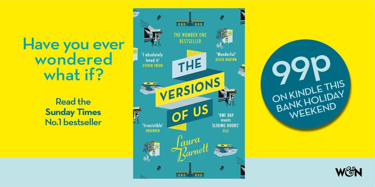 wnbooks's tweet photo. Last chance to grab #VersionsOfUs for 99p! Fall in love with @laura_jbarnett's stunning debut ahead of #GreatestHits https://t.co/swhmq6eE9C https://t.co/UmdL6l7D99