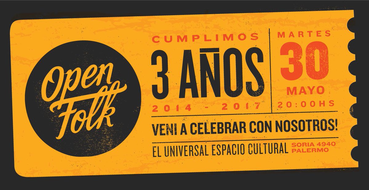 Mañana 3 Años. Los esperamos!
