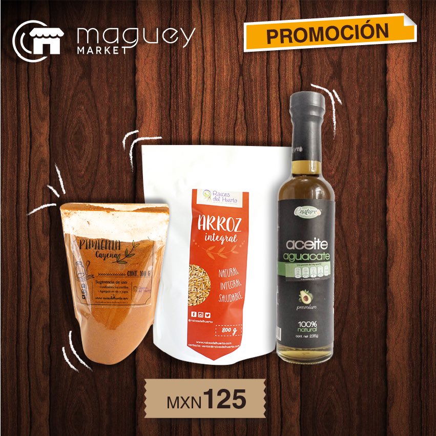 MagueyMarket's tweet photo. Semana de promociones orgánicas y naturales. Haz clic para conocer más nuestros paquetes de la semana https://t.co/a2DwRC26QI https://t.co/Z9gow78a1d