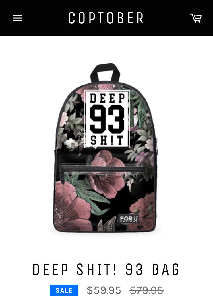 Coptober's tweet photo. Get This bag for summer 17 with 20% off code "HOLIDAY20" at https://t.co/FlWPsPqlJu Limited quantities available https://t.co/V5l4UvQbCQ